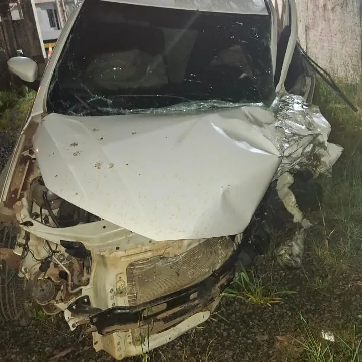 Acidente deixa motorista ferido na PR092 entre Wenceslau Braz e Arapoti