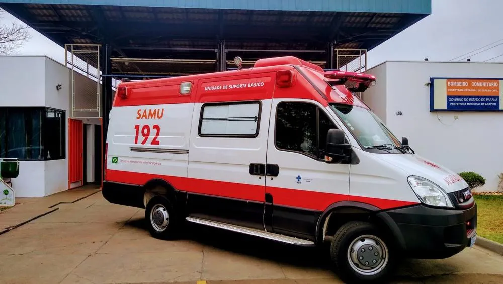 Socorristas do SAMU realizam parto de gestante adolescente em Arapoti