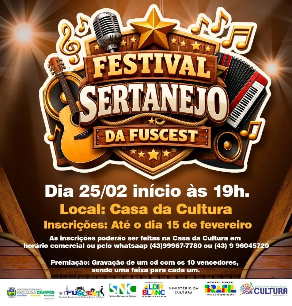 Festival FUSCEST de Música Sertaneja fortalece tradição e abre novos caminhos para artistas locais