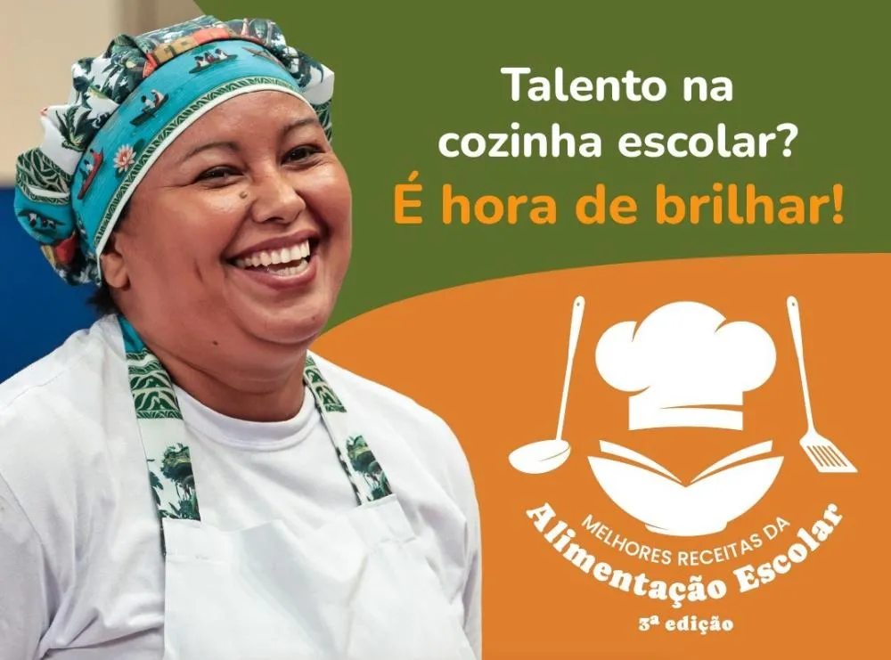 Abertas as inscrições para o 3º Concurso Melhores Receitas para merendeiras escolares