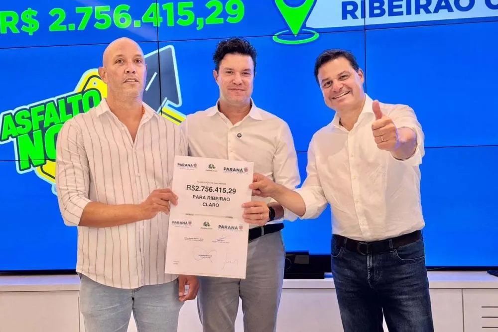 Governo libera recursos do “Asfalto Novo, Vida Nova” para município do Norte Pioneiro