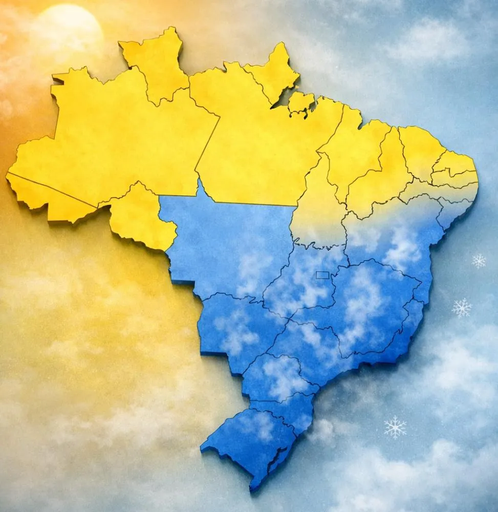Prepare o casaco: primeira onda de frio intenso no Brasil já tem data