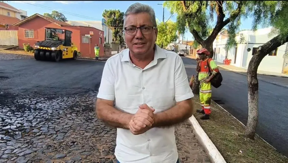Prefeito Polaco mostra avanço do recape e obras ganham ritmo em Wenceslau Braz