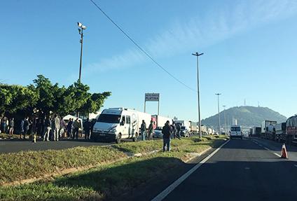 Graças à ajuda de caminhoneiros, polícia prende suspeito de furto