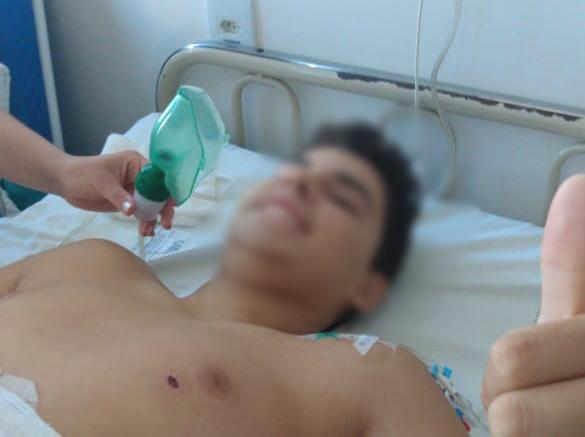 Comerciante baleado durante assalto não morreu e se recupera no hospital