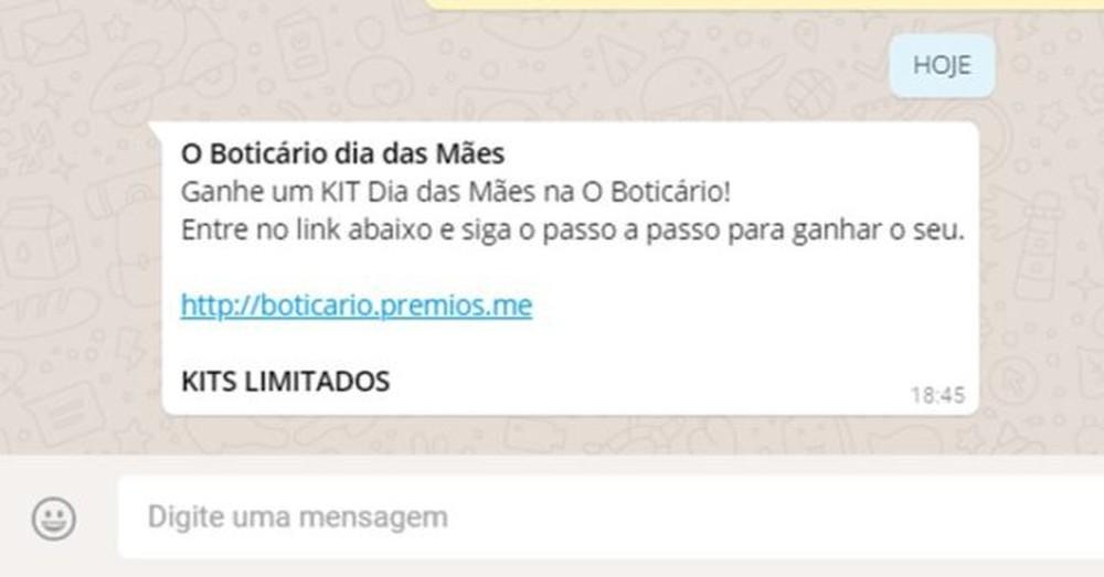 Cibercriminosos usam promoção falsa 'Boticário de Dia das Mães' para roubar dados