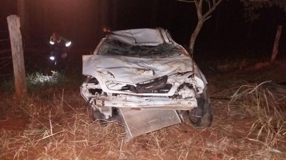 Acidente próximo à Tomazina causa morte de uma mulher e deixa três feridos