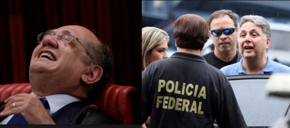Gilmar Mendes tira ex-governador Anthony Garotinho da prisão