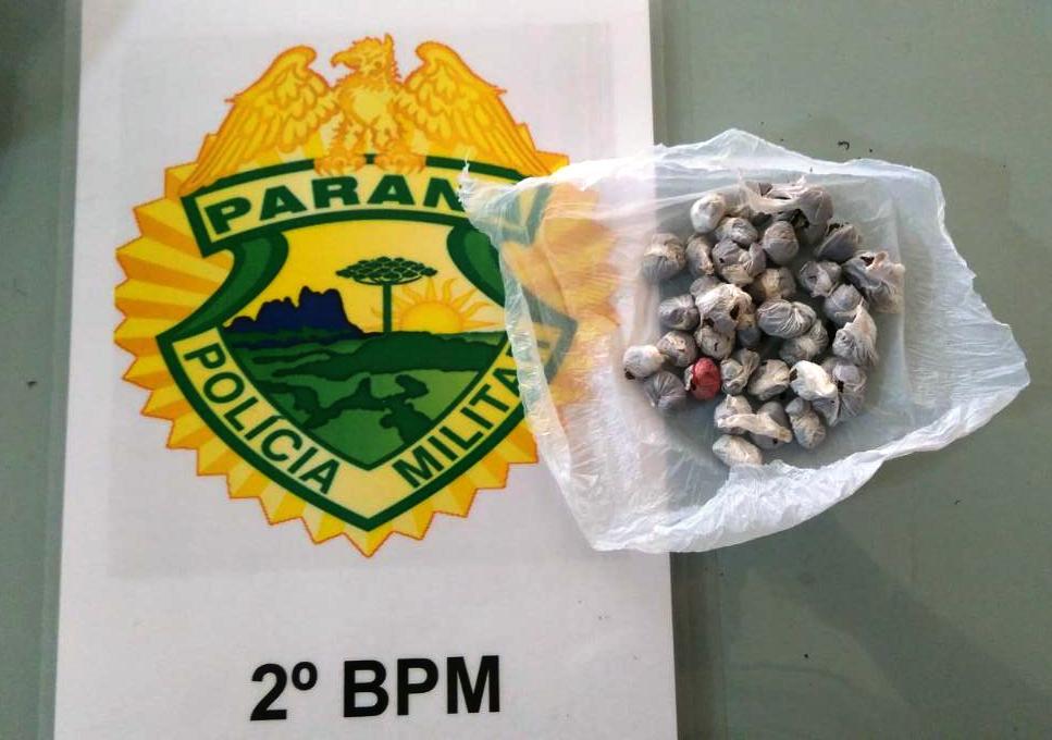 Garoto de apenas 12 anos é apreendido com 35 buchas de maconha