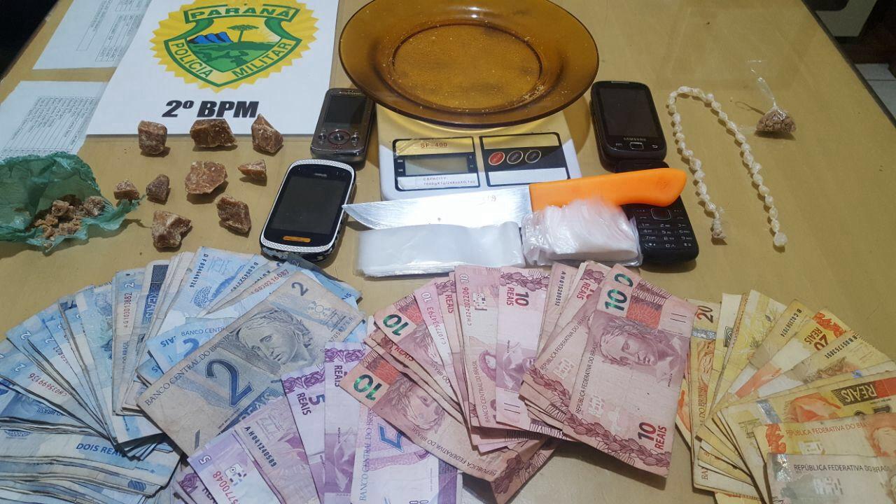Polícia prende traficante com quase um quilo de crack