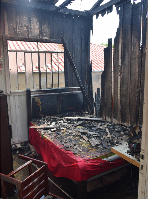 Incêndio destrói casa em Wenceslau Braz
