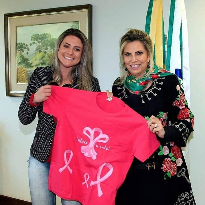 Prefeita Adelita e a Vice-governadora juntas na Campanha Outubro Rosa