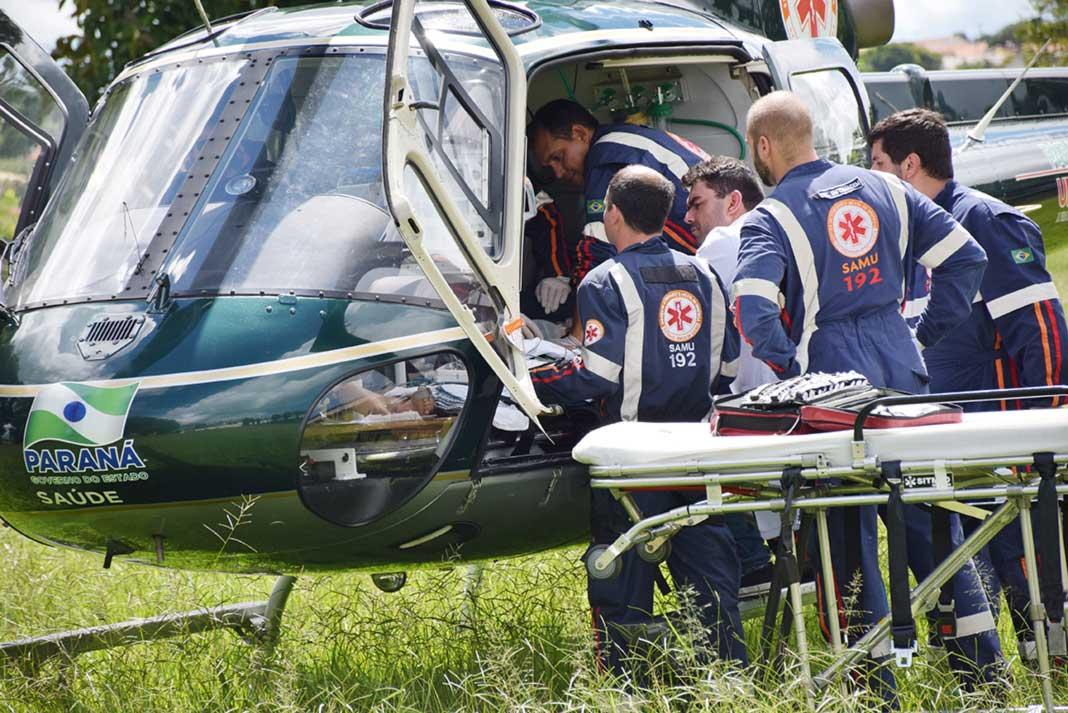 Resgate aéreo na região salva vidas e é gratuito