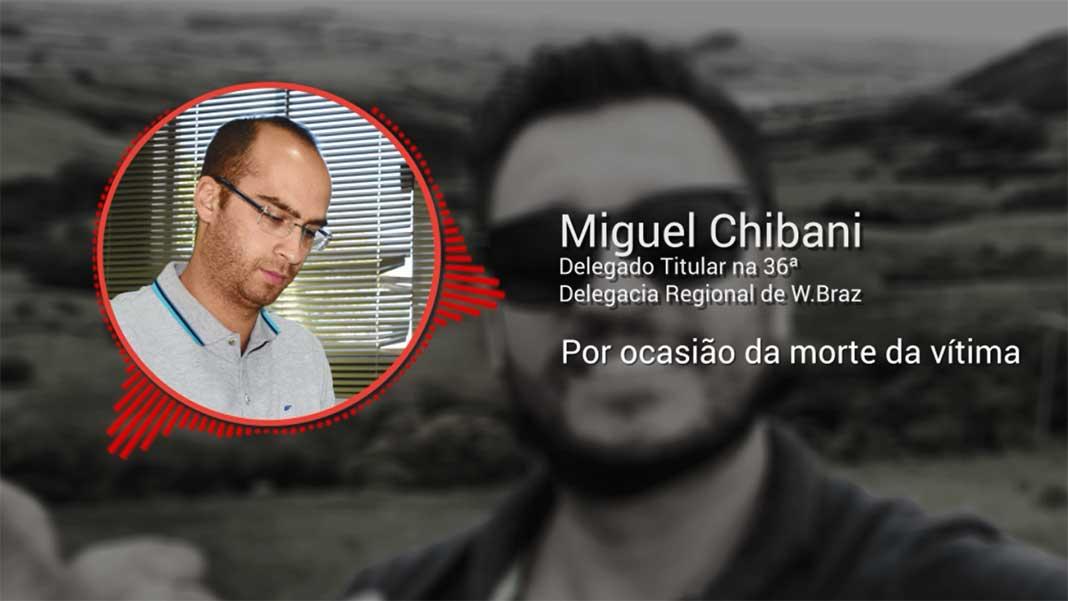 Delegado Miguel Chibani comenta caso Adinan