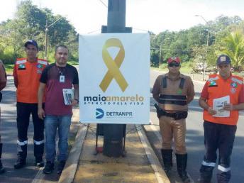 Polícia Rodoviária de Siqueira Campos promove blitz educativa