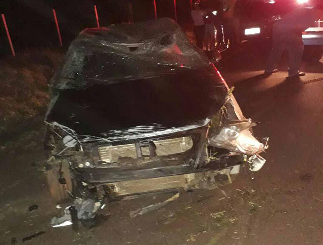 Veículo capota próximo a Capal em trecho entre Tomazina e Wenceslau Braz