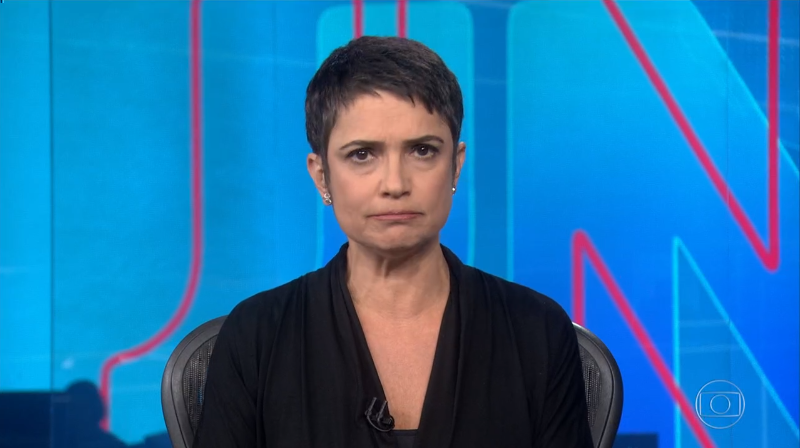 Globo bate o martelo e tira Sandra Annenberg de telejornal