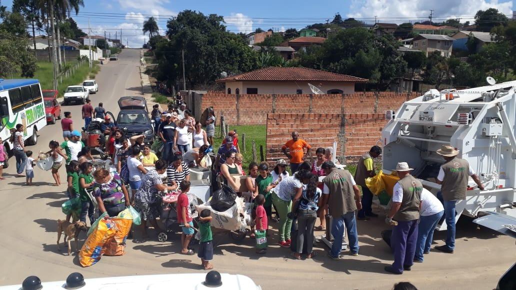 Programa Feira Verde já recolheu mais de 11 toneladas de lixo em apenas duas semanas