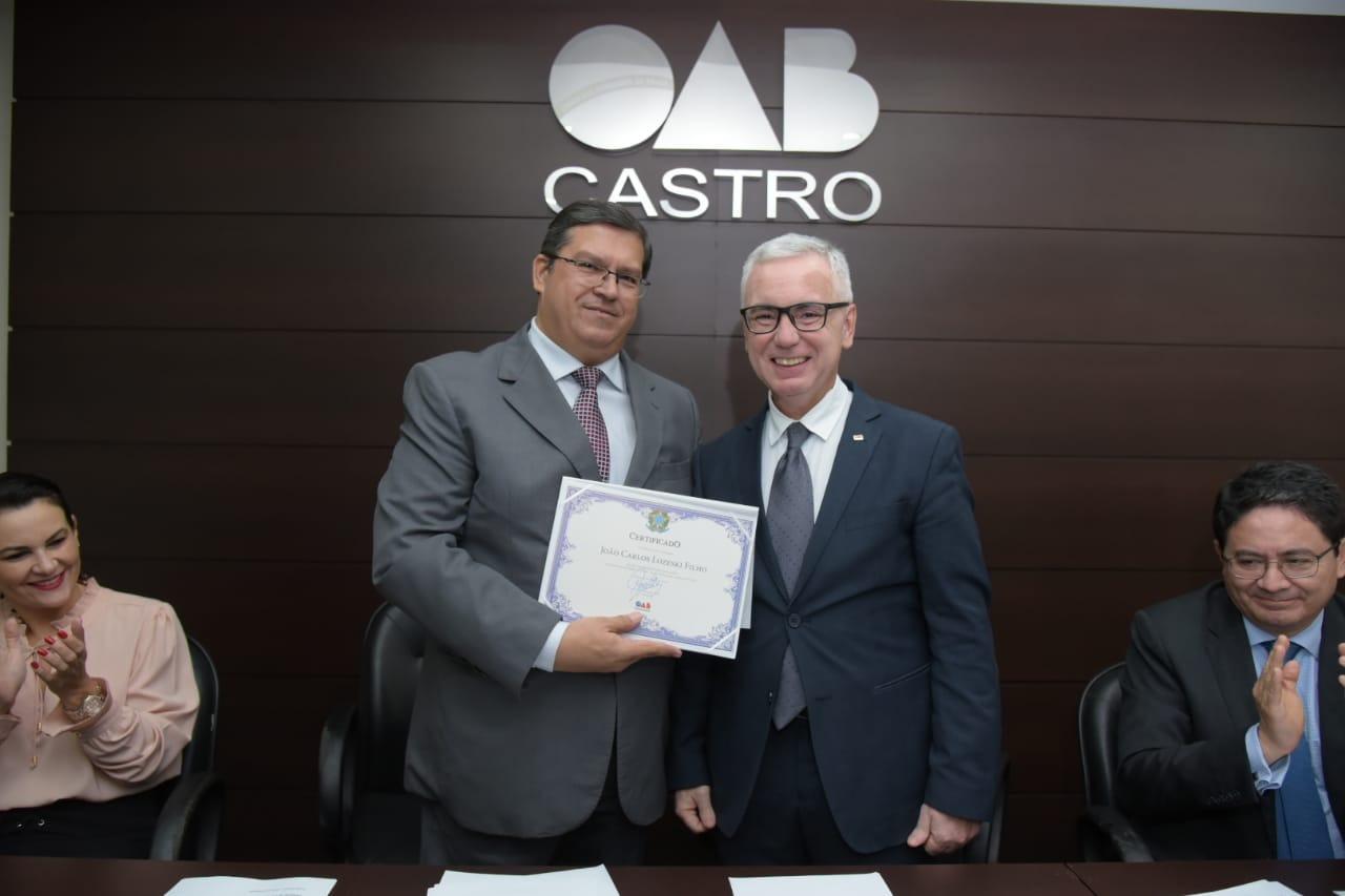 Posse inaugura solenemente a gestão 2019-2021 na OAB Castro