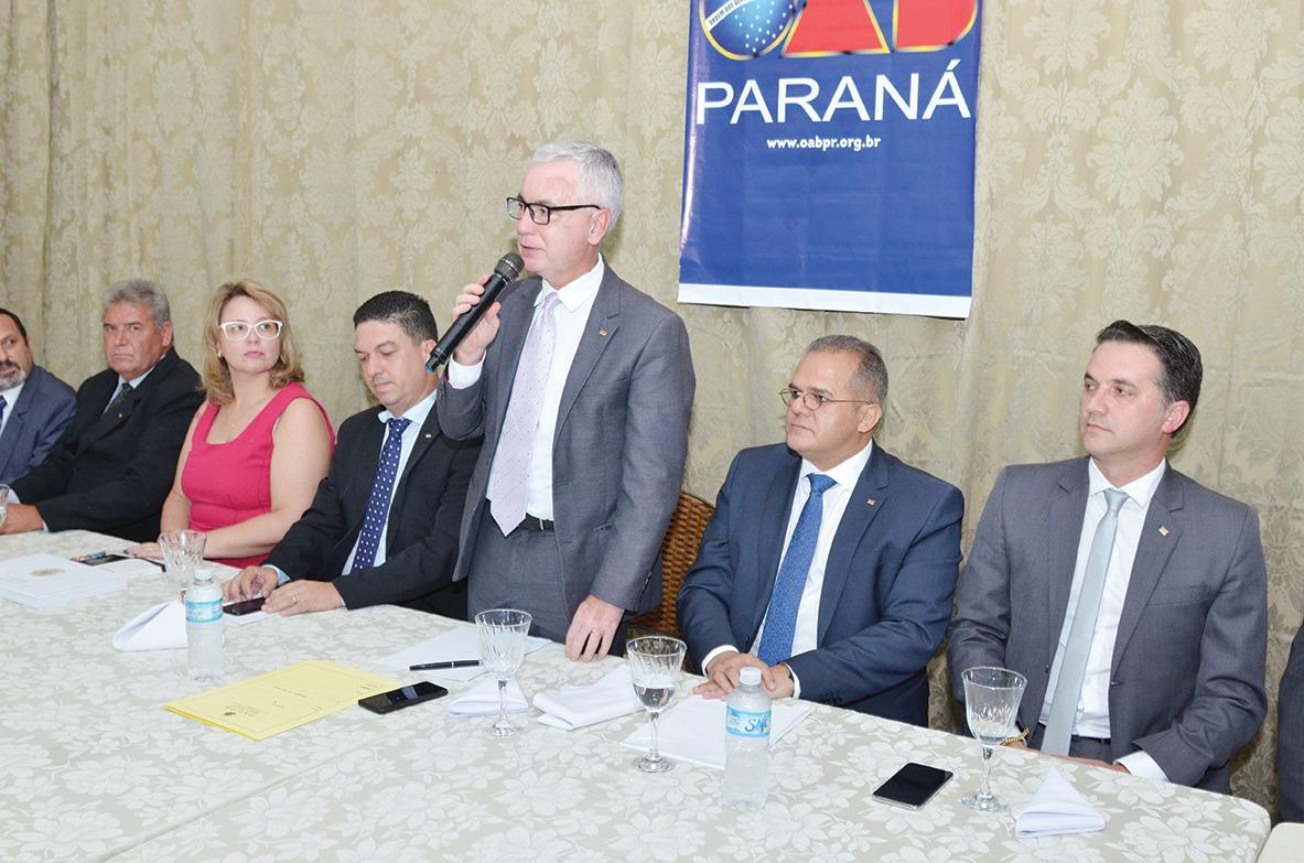Evento marca posse da nova diretoria da OAB Subseção de Wenceslau Braz