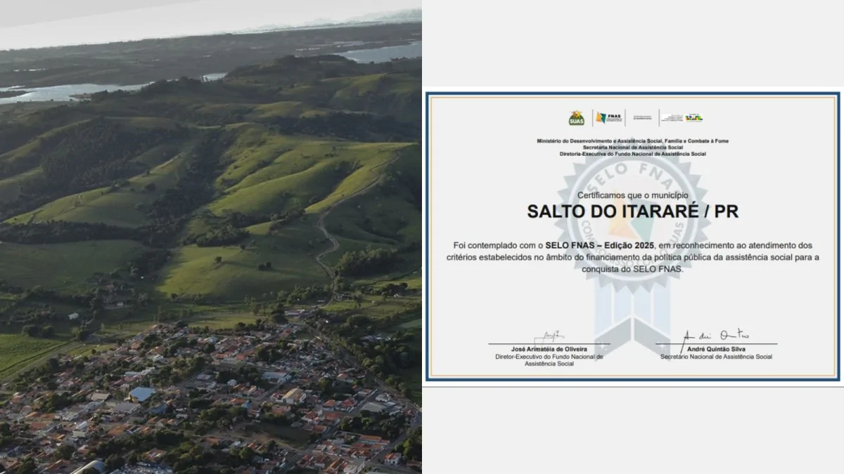Salto do Itararé conquista Selo FNAS 2025 e se destaca entre referências nacionais em assistência social