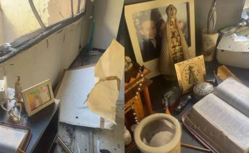 Incêndio destrói casa dos pais de MC Gui, mas altar de oração fica intacto: “Deus é bom” 