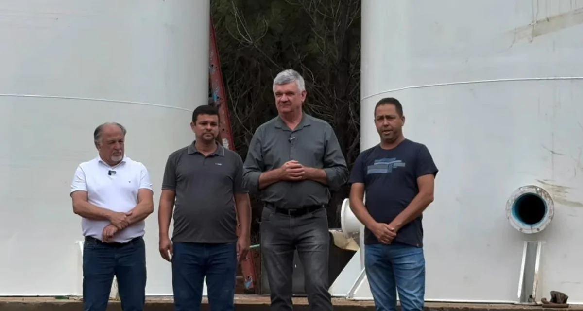 Prefeito Juca Sloboda destaca construção de reservatórios para reforçar abastecimento no bairro Primavera