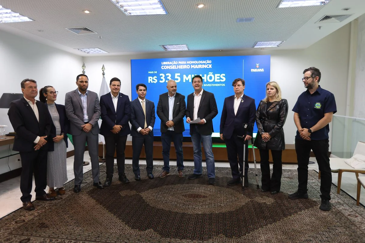 Ratinho Junior anuncia mais de R$ 68 milhões para obras no Norte Pioneiro