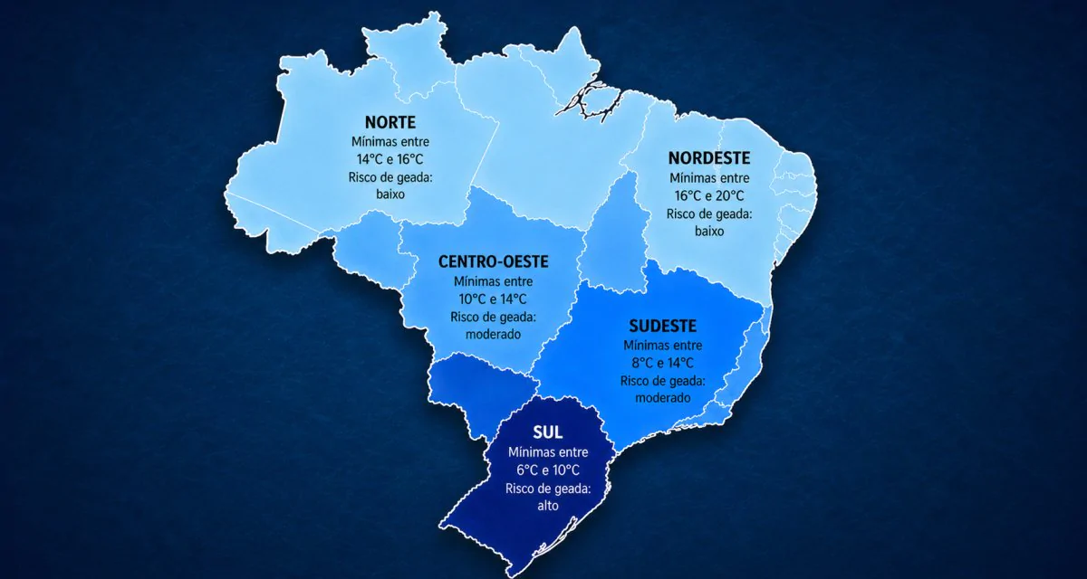 Vem aí o frio de verdade: maio terá temperaturas baixas e mudanças no clima no Paraná