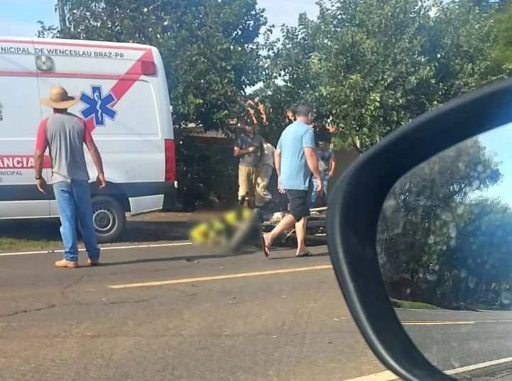 Acidente com moto mata morador de Arapoti em Wenceslau Braz