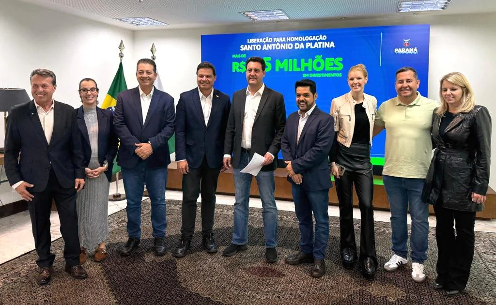 Governo do Paraná libera mais de R$ 7 milhões para Santo Antônio da Platina