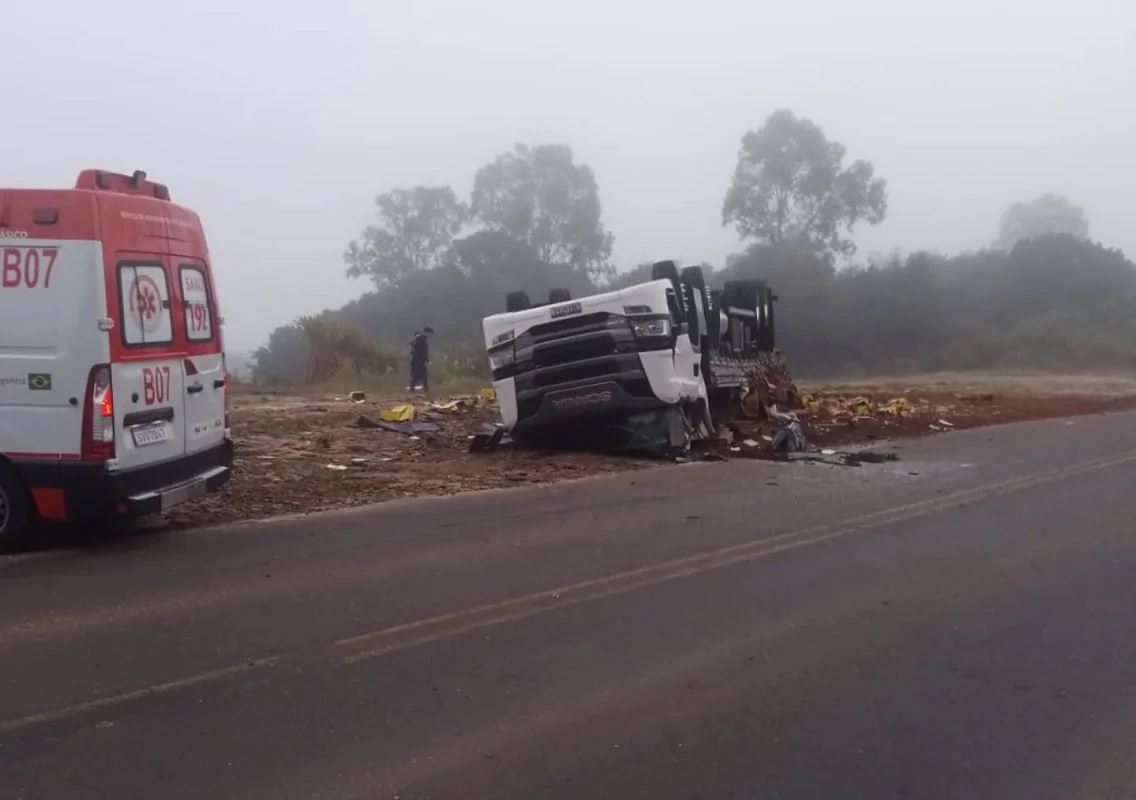 Motorista morre em acidente entre Itaporanga e Santana do Itararé