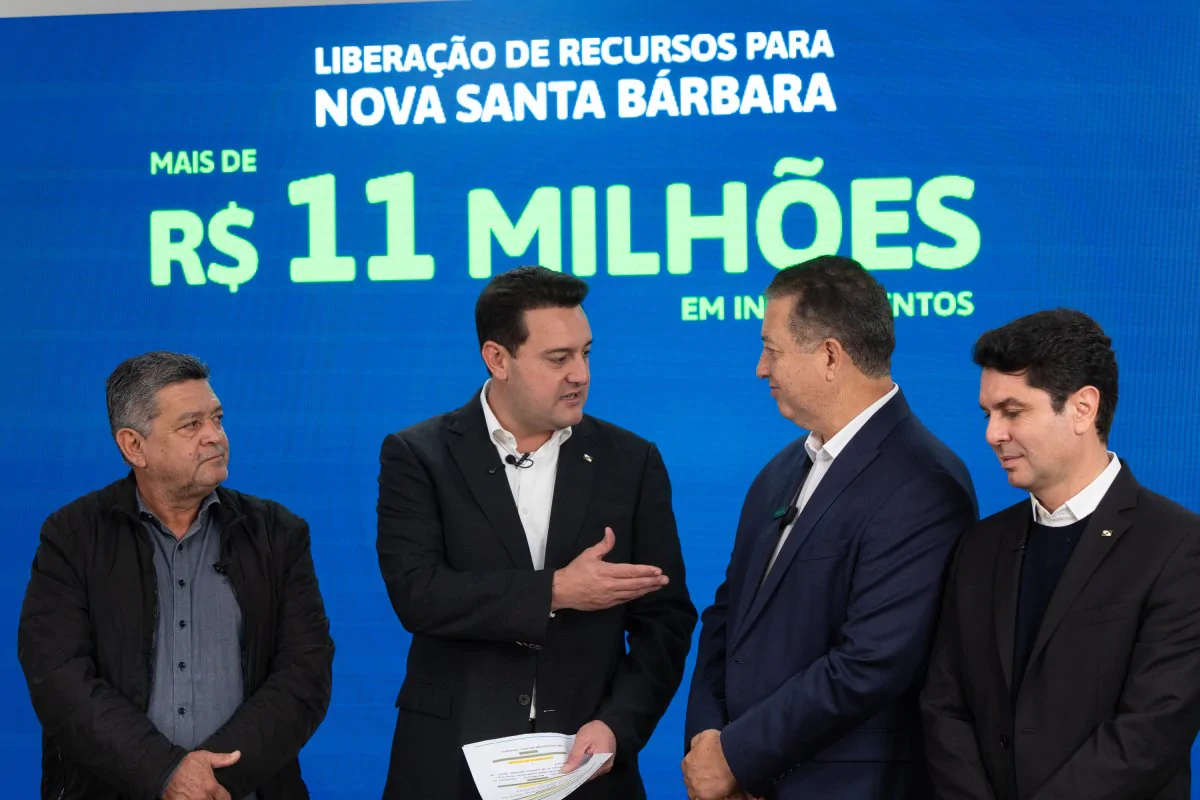 Governador libera R$ 11 milhões para obras em município do Norte Pioneiro