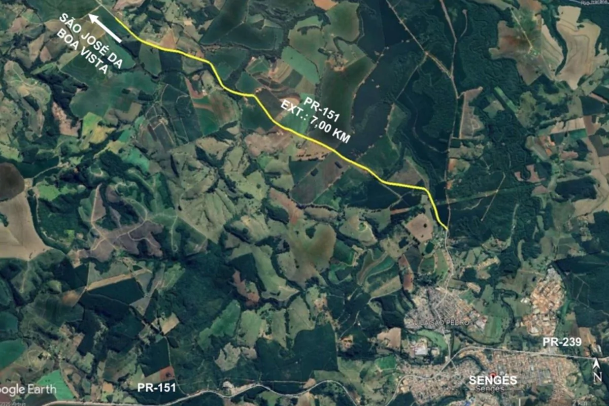 DER confirma empresa vencedora para obra de pavimentação entre Sengés e São José da Boa Vista